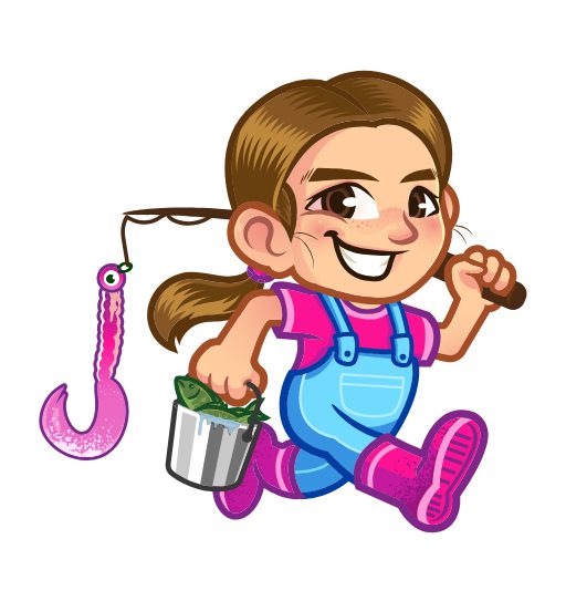' Lure Legend Logo girl